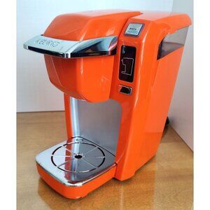 Burnt Orange Keurig Coffee Maker Model B31 Single Cup Rare Tested and Descaled